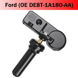 OEM DE8T-1A180-AA TPMS Sensor 4-Pack for Ford – 315MHz Tire Pressure Monitoring System Replacement, Pre-Programmed