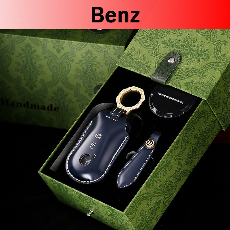 Genuine Leather Key Bag for Mercedes-Benz Maybach S450, E300L