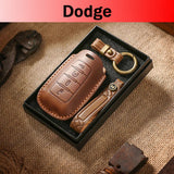 Genuine Leather Key Fob Cover for Dodge Ram 1500 2500 3500 4500 5500