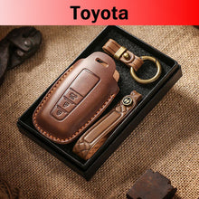Load image into Gallery viewer, Genuine Leather Key Fob Cover for Toyota