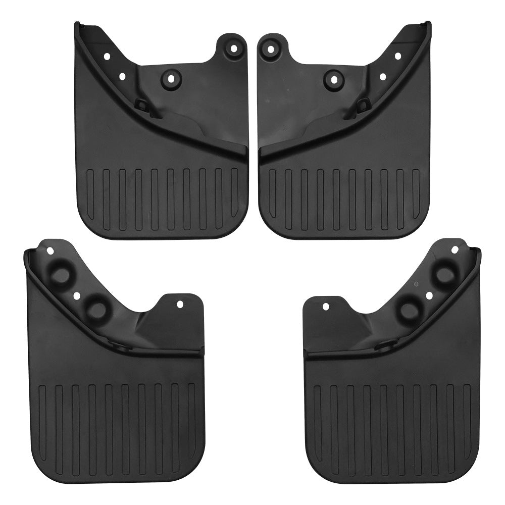 Mud Flaps for Toyota Tacoma (2005-2025) - 4pcs No-Drill Splash Guards Mudguards Kit