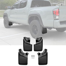 Load image into Gallery viewer, Mud Flaps for Toyota Tacoma (2005-2025) - 4pcs No-Drill Splash Guards Mudguards Kit