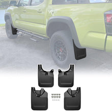 Load image into Gallery viewer, Mud Flaps for Toyota Tacoma (2005-2025) - 4pcs No-Drill Splash Guards Mudguards Kit