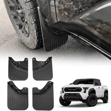 Load image into Gallery viewer, No-Drill Mud Flaps for 2005-2025 Toyota Tacoma 4-PC Heavy-Duty Splash Guards Set