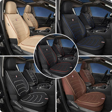 Load image into Gallery viewer, Universal Faux Leather Car Seat Covers 5-Piece Set – Waterproof, Easy Install, Fit SUV, Sedan &amp; Truck
