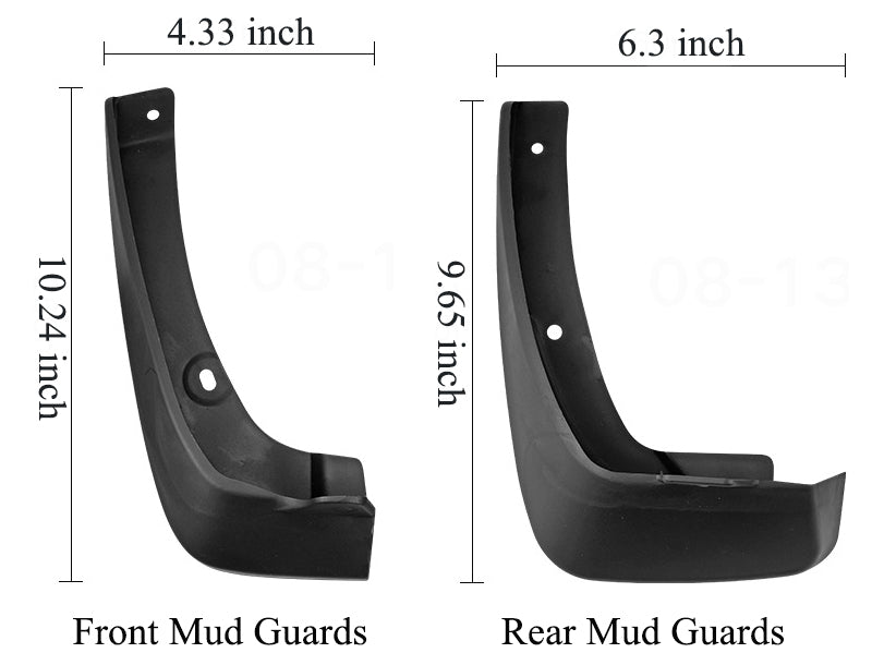 Mud Flaps for Toyota Vios 2008-2013