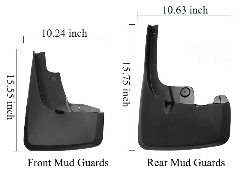 For Toyota 4Runner 2012-2024 Mud Guards