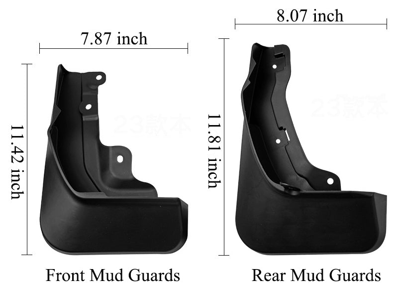 Mud Flaps for Honda CRV 2023 All Weather Protection