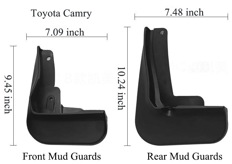 Mud Flaps for Toyota Camry 2018-2023