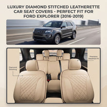 Load image into Gallery viewer, Amancarport Custom Fit Car Seat Covers Full Set For Ford Explorer 7 Seats (2016-2019)