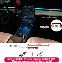 Load image into Gallery viewer, Suitable For Tesla Model 3/Y 2016-2024 Dashboard Streamer Atmosphere Light