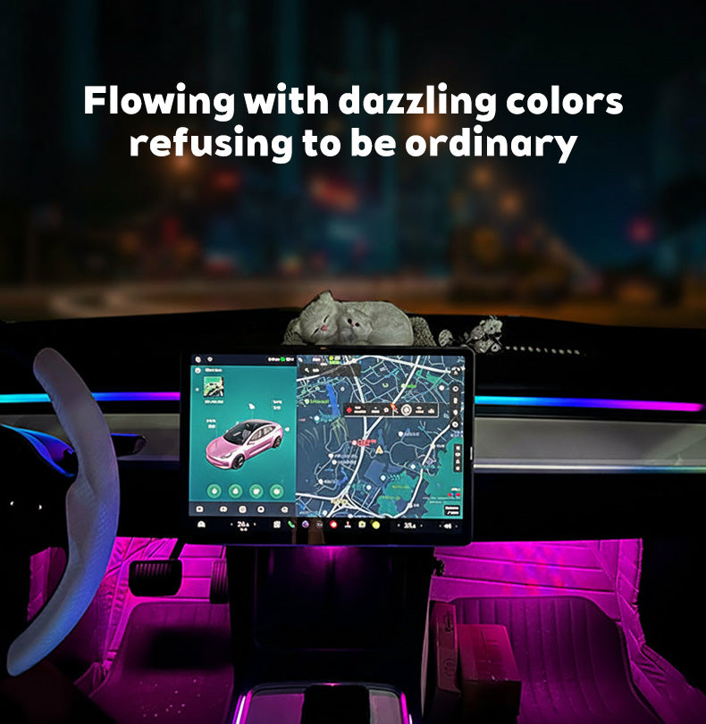 Suitable For Tesla Model 3/Y 2016-2024 Dashboard Streamer Atmosphere Light
