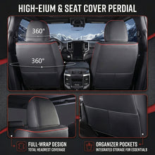 Load image into Gallery viewer, Custom For Dodge Ram Luxury All-inclusive Nappa Leather Car Seat Covers Full Set Compatible with Ram 1500(2014-2026)