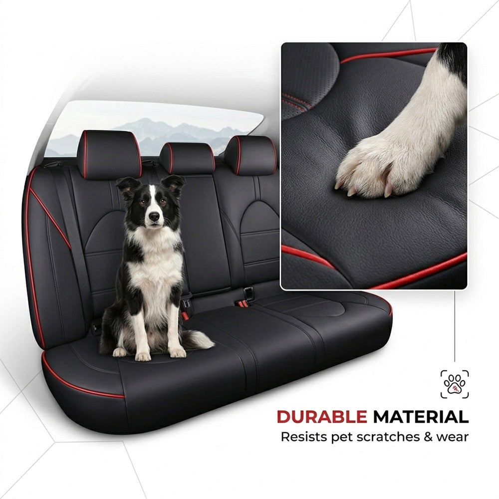 Custom for Toyota Camry(2012-2024)  Leather Car Seat Cover Full Set