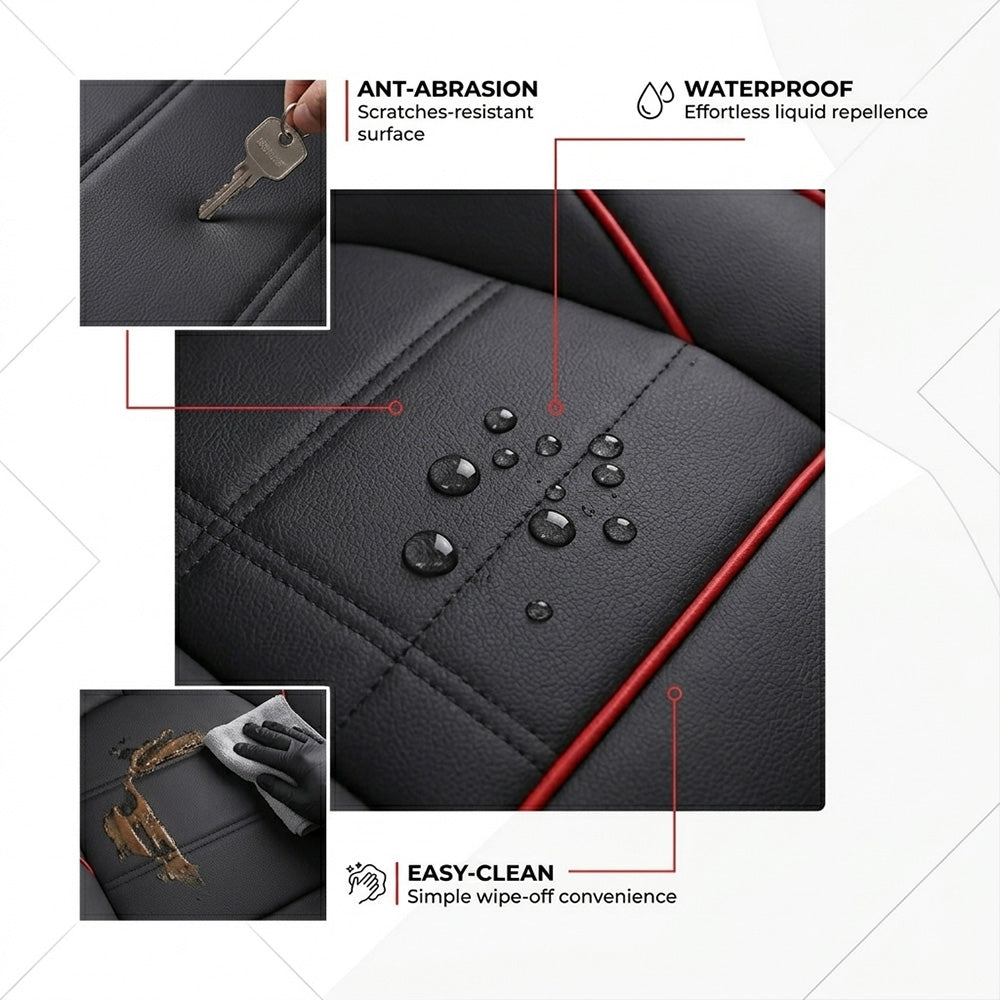 Custom for Toyota Camry(2012-2024)  Leather Car Seat Cover Full Set