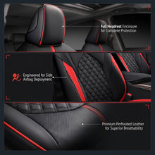 Load image into Gallery viewer, Custom for Toyota Camry(2018-2024) Sport Style Leather Car Seat Cover Full Set