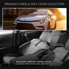Load image into Gallery viewer, Custom Faux Leather Car Seat Covers Full Set Special for Toyota Corolla (2020-2026)