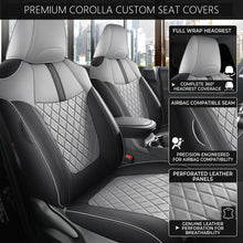 Load image into Gallery viewer, Custom Faux Leather Car Seat Covers Full Set Special for Toyota Corolla (2020-2026)