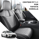 Custom Faux Leather Car Seat Covers Full Set Special for Toyota Corolla (2020-2026)