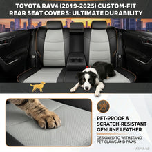 Load image into Gallery viewer, Custom Faux Leather Car Seat Covers Full Set for Toyota RAV4 (2019-2025)