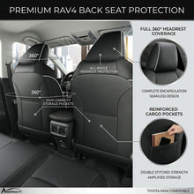 Load image into Gallery viewer, Custom For Toyota Rav4 (2019-2025) Sporty Leather Car Seat Cover Full Set Compatible with Airbags