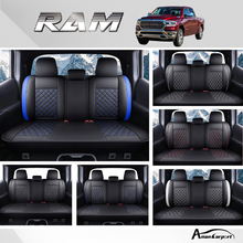 Load image into Gallery viewer, For Dodge Ram Leather Car Seat Covers Compatible with Ram 1500(2009-2025), Ram 2500(2010-2025), Ram 3500(2010-2025)
