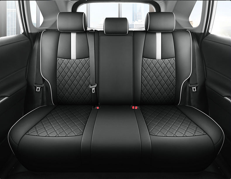 Custom For Toyota Rav4 (2019-2025) Leather Car Seat Covers Compatible with Airbags