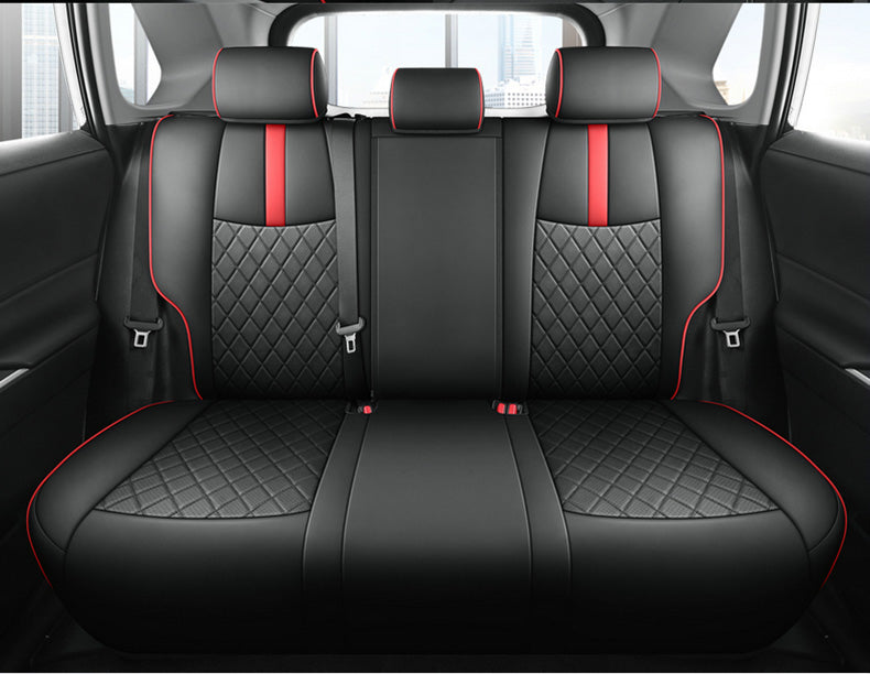Custom For Toyota Rav4 (2019-2025) Leather Car Seat Covers Compatible with Airbags
