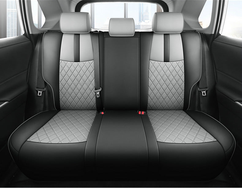 Custom For Toyota Rav4 (2019-2025) Leather Car Seat Covers Compatible with Airbags