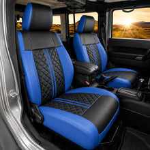 Load image into Gallery viewer, Jeep Wrangler JK JL Seat Covers 2007–2026 2 Door &amp; Unlimited Custom Fit Leather