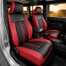 Load image into Gallery viewer, Jeep Wrangler JK JL Seat Covers 2007–2026 2 Door &amp; Unlimited Custom Fit Leather