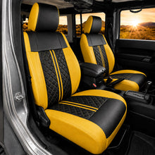 Load image into Gallery viewer, Jeep Wrangler JK JL Seat Covers 2007–2026 2 Door &amp; Unlimited Custom Fit Leather