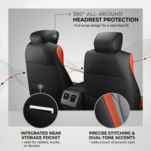 Load image into Gallery viewer, Custom For Honda Accord (2018-2022) Spoty Style Leather Car Seat Cover Full Set