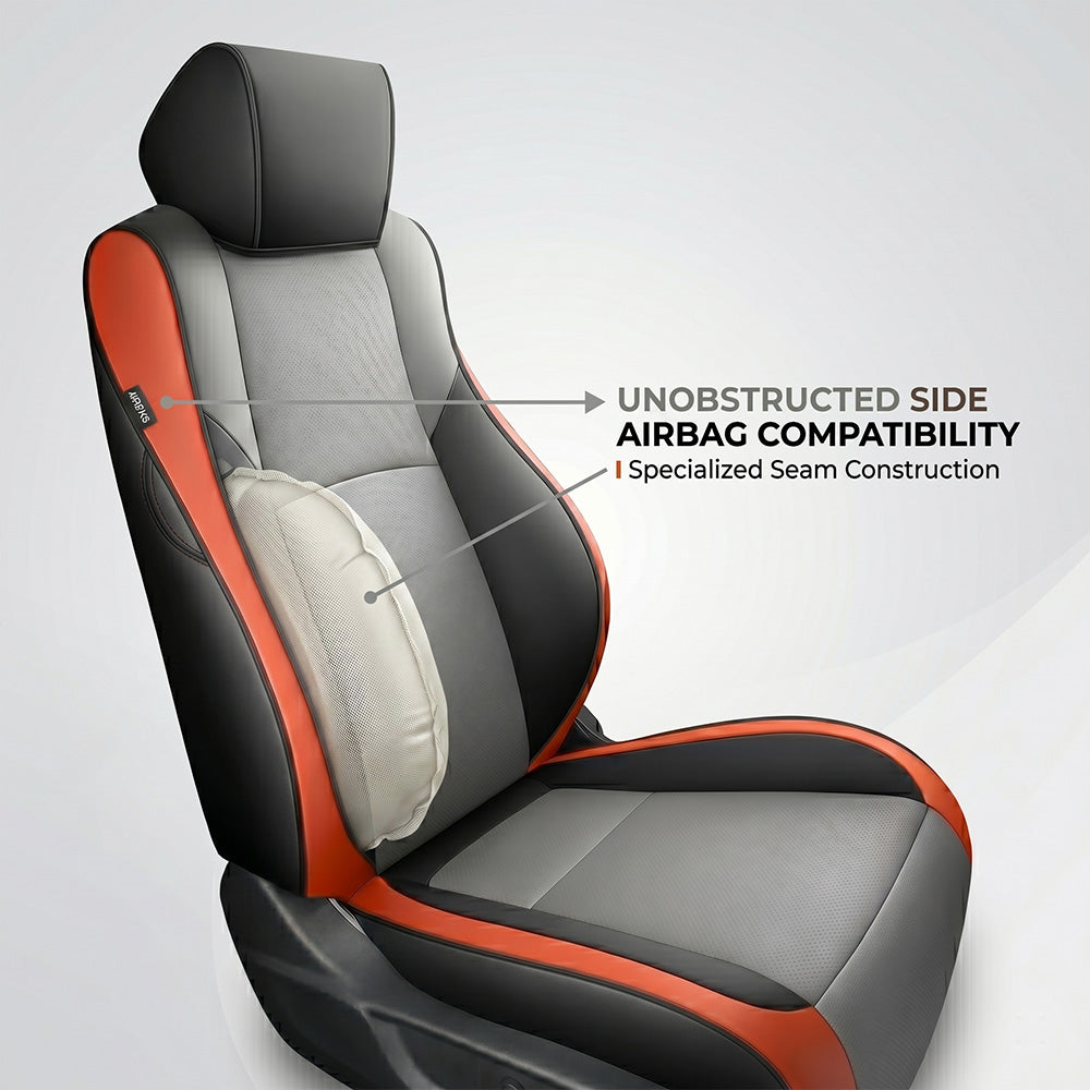 Custom For Honda Accord (2018-2022) Spoty Style Leather Car Seat Cover Full Set