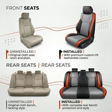 Load image into Gallery viewer, Custom For Honda Accord (2018-2022) Spoty Style Leather Car Seat Cover Full Set