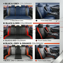 Load image into Gallery viewer, Custom For Honda Accord (2018-2022) Spoty Style Leather Car Seat Cover Full Set