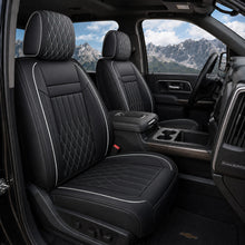 Load image into Gallery viewer, Custom Fit Leather Seat Covers for Chevy Silverado &amp; GMC Sierra 1500 2500HD 3500HD (2007-2026) Full Set