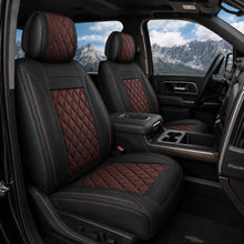 Load image into Gallery viewer, Custom Fit Leather Seat Covers for Chevy Silverado &amp; GMC Sierra 1500 2500HD 3500HD (2007-2026) Full Set