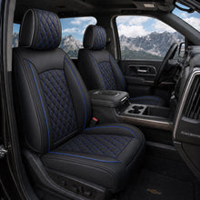 Load image into Gallery viewer, Custom Fit Leather Seat Covers for Chevy Silverado &amp; GMC Sierra 1500 2500HD 3500HD (2007-2026) Full Set