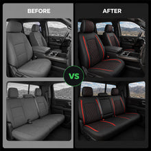 Load image into Gallery viewer, Custom for Chevy Silverado &amp; GMC Sierra (2014-2026) Leather Seat Covers Full Set – Perfect Fit for 1500