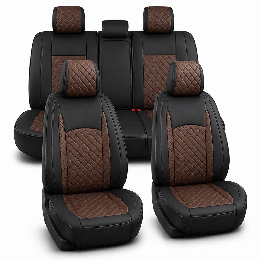 Custom For Dodge Ram Car Seat Covers Full Set Compatible with Ram 1500(2009-2026), Ram 2500(2010-2026), Ram 3500(2010-2026)