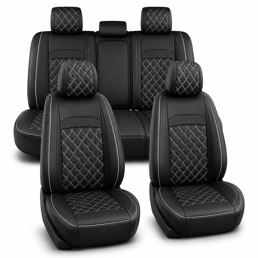 Custom For Dodge Ram Car Seat Covers Full Set Compatible with Ram 1500(2009-2026), Ram 2500(2010-2026), Ram 3500(2010-2026)