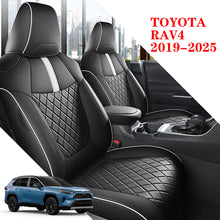 Load image into Gallery viewer, AmanCarport Custom For Toyota Rav4 (2019-2025) Leather Car Seat Covers Compatible with Airbags
