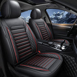 Full Set Car Seat Covers, Universal Leather Seat Covers for Most Cars, SUVs & Trucks – Waterproof Front & Back Protector