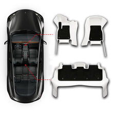 Load image into Gallery viewer, Tesla Model 3/Y Luxury Leather Full Coverage Floor Mats