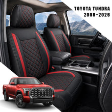 Load image into Gallery viewer, Custom For Toyota Tundra (2008-2026) Leather Car Seat Covers Full Set