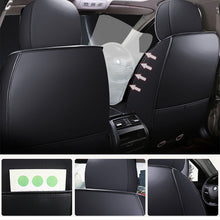 Load image into Gallery viewer, Universal Faux Leather Car Seat Covers 5-Piece Set – Waterproof, Easy Install, Fit SUV, Sedan &amp; Truck