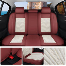 Load image into Gallery viewer, Universal Full Set Car Seat Covers – Breathable Faux Leather, Fits Most Cars &amp; SUVs