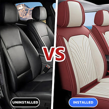 Load image into Gallery viewer, Universal Full Set Car Seat Covers – Breathable Faux Leather, Fits Most Cars &amp; SUVs