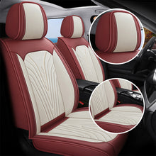Load image into Gallery viewer, Universal Full Set Car Seat Covers – Breathable Faux Leather, Fits Most Cars &amp; SUVs